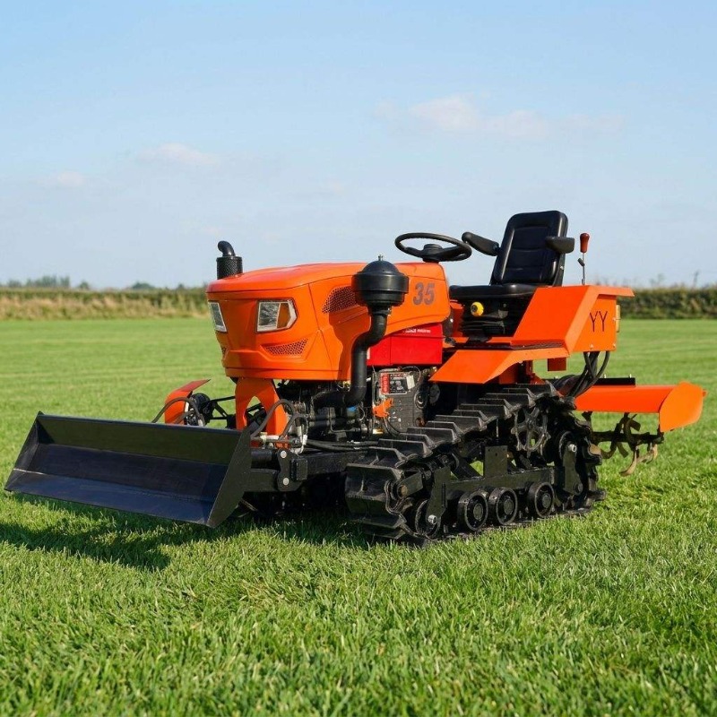 Farming Equipment For Agriculture - Glebogryzarka gąsienicowa 4WD 35KM, mini kultywator