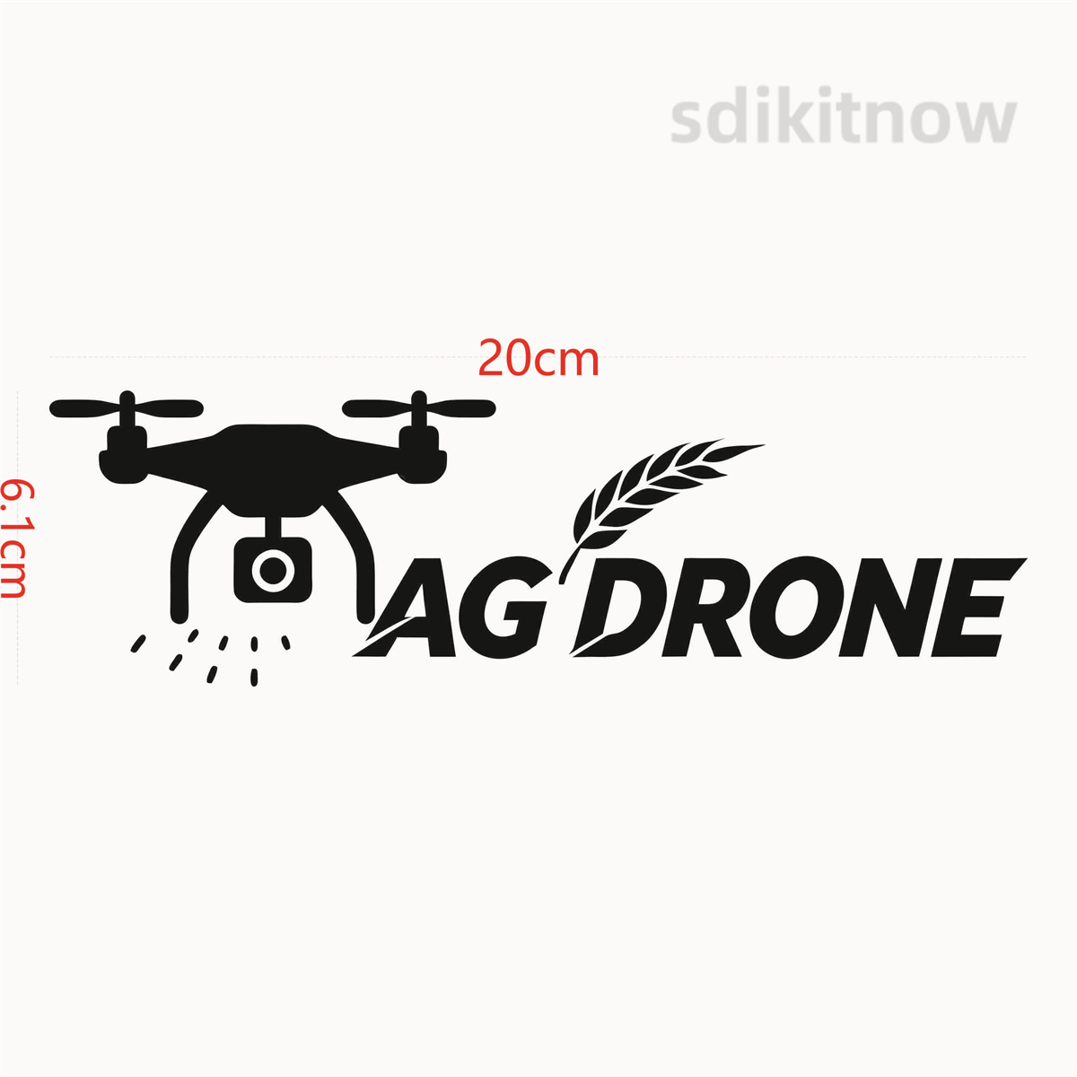 Naklejka samochodowa z winylu  – Agriculture Farming Words recenzja i cena