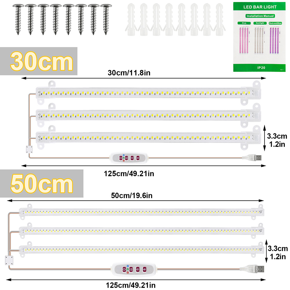 1/2/3/4Head LED Grow Light Str – Plant Growth Regulator recenzja i cena