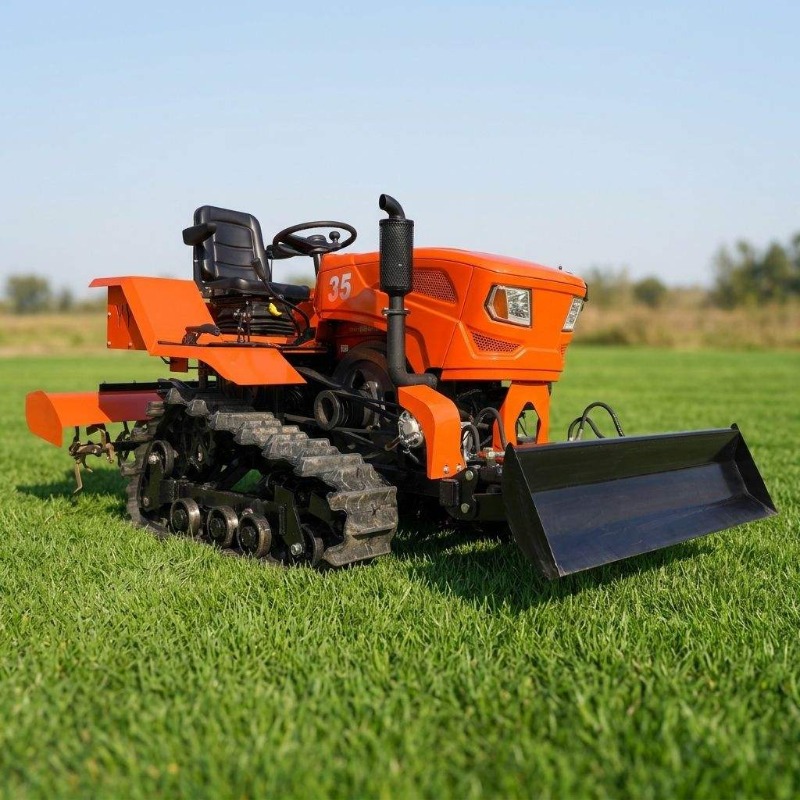 Glebogryzarka gąsienicowa 4WD  – Farming Equipment For Agriculture recenzja i cena