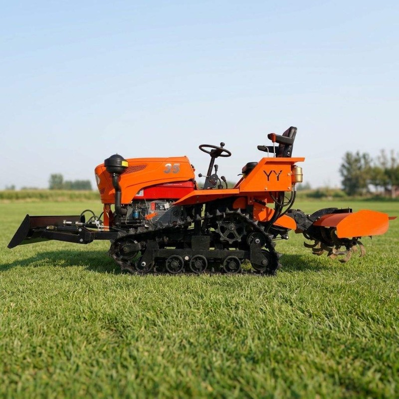 Glebogryzarka gąsienicowa 4WD  – Farming Equipment For Agriculture recenzja i cena